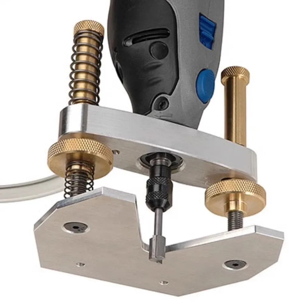 Precision Router Base Attachment for Guitar Inlay and Fret Slotting