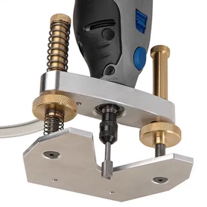 Precision Router Base Attachment for Guitar Inlay and Fret Slotting