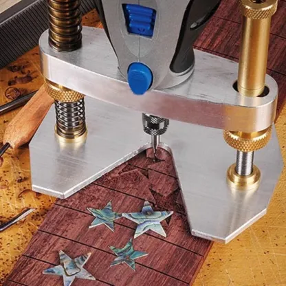 Precision Router Base Attachment for Guitar Inlay and Fret Slotting