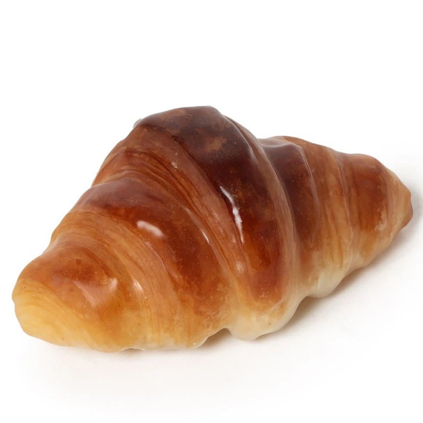 Croissant Bread Lamp – Handmade from Real Upcycled Croissants
