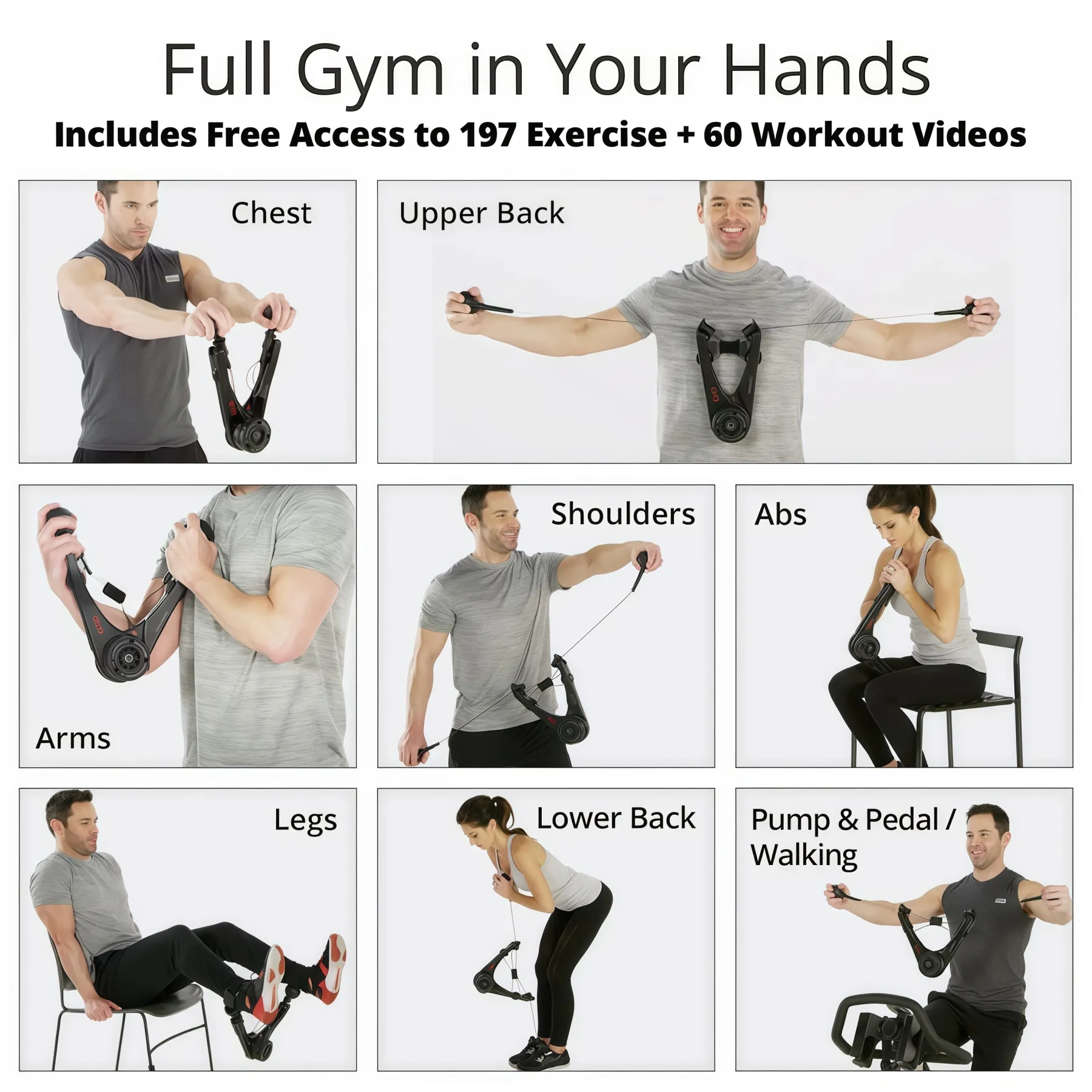 Portable Total Body Gym – NASA-Inspired Resistance Technology