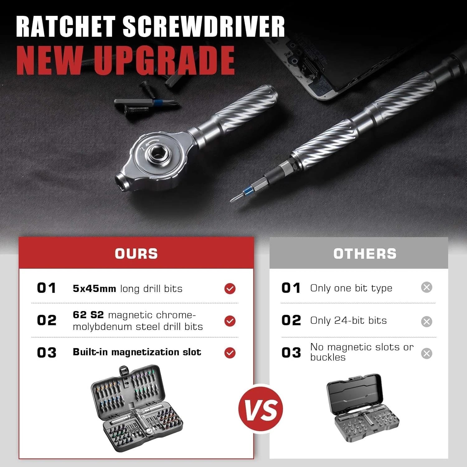 66-in-1 Magnetic Screwdriver Set