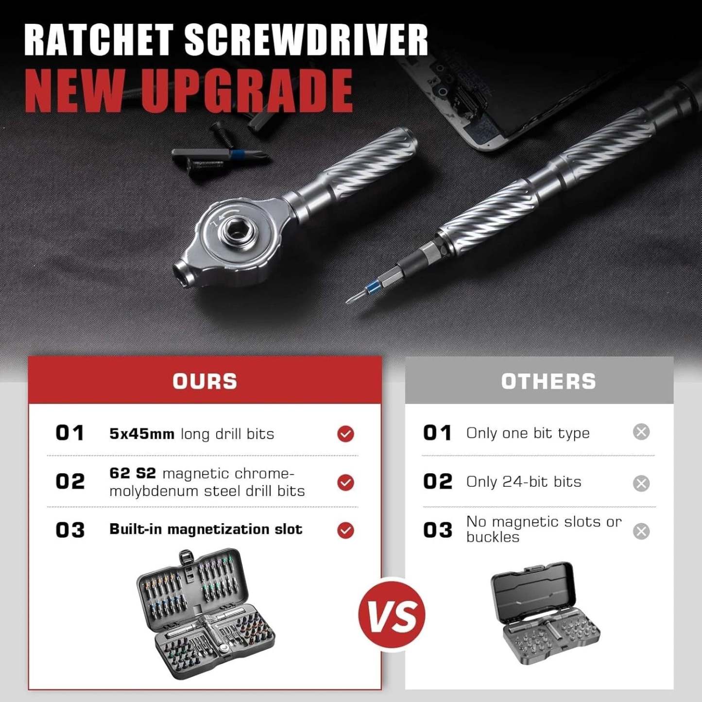 66-in-1 Magnetic Screwdriver Set