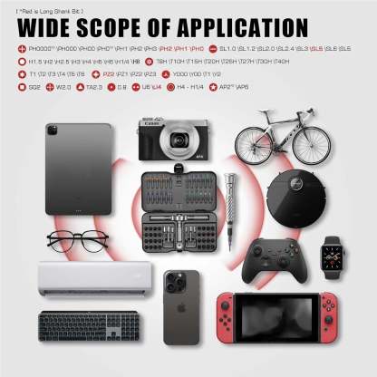 66-in-1 Magnetic Screwdriver Set