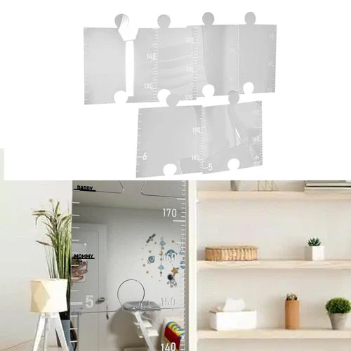 7-Piece Kids Growth Height Chart | Wall Decor for Living Room