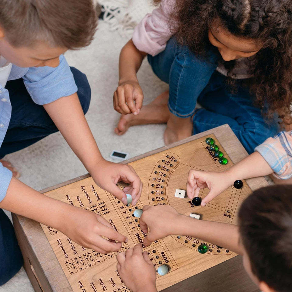 Baseball Dice Board Game Set