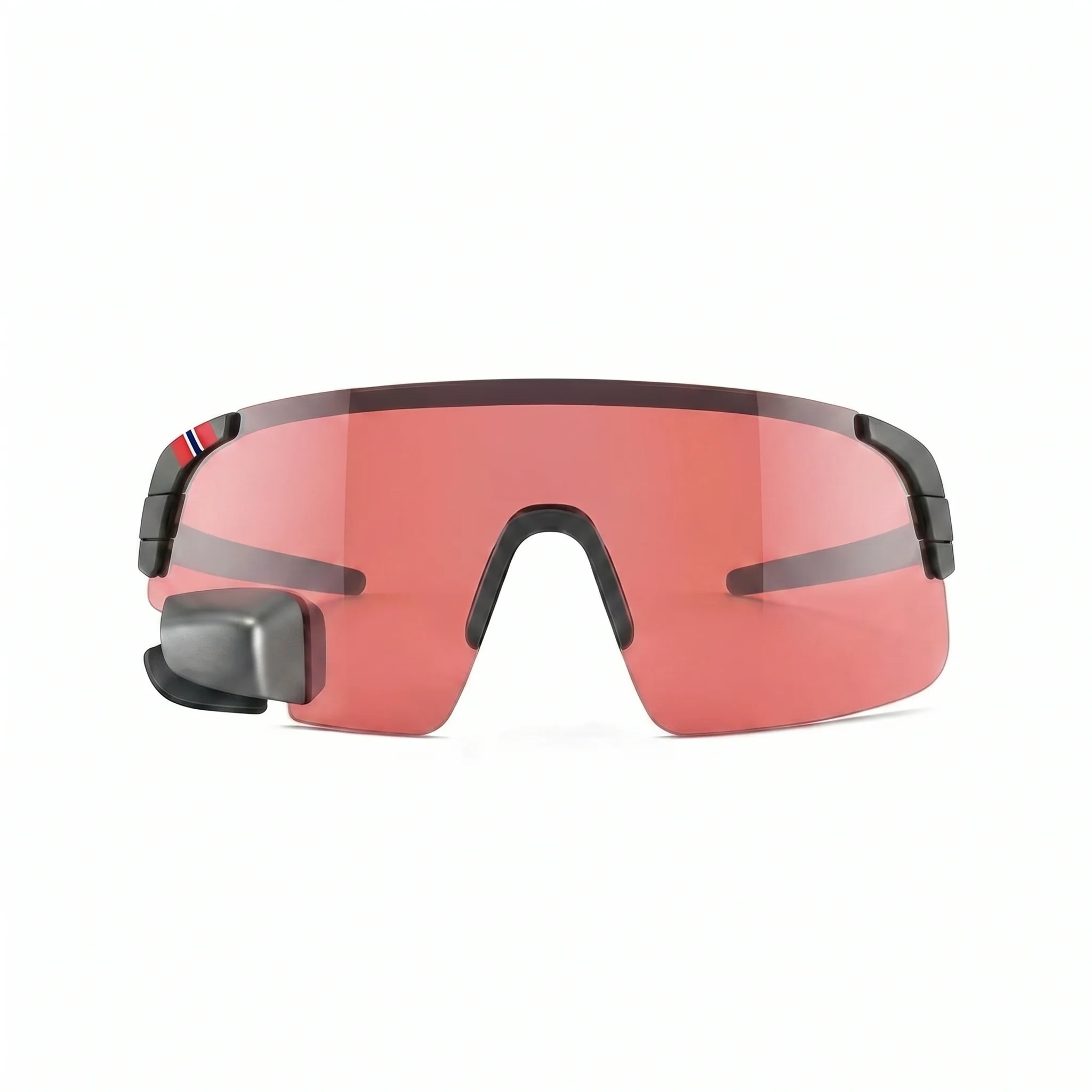 Wraparound Cycling Glasses with Rear Mirror