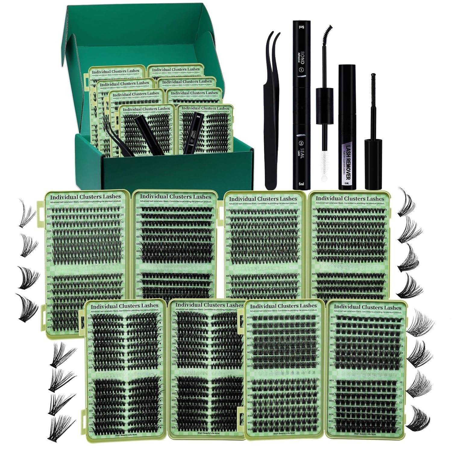 DIY Cluster Lash Extension Kit