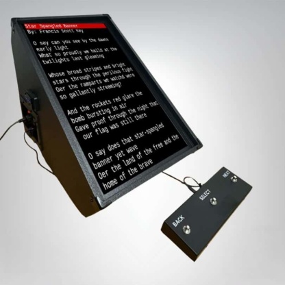 The StageMaster Pro – Smart Teleprompter for Musicians