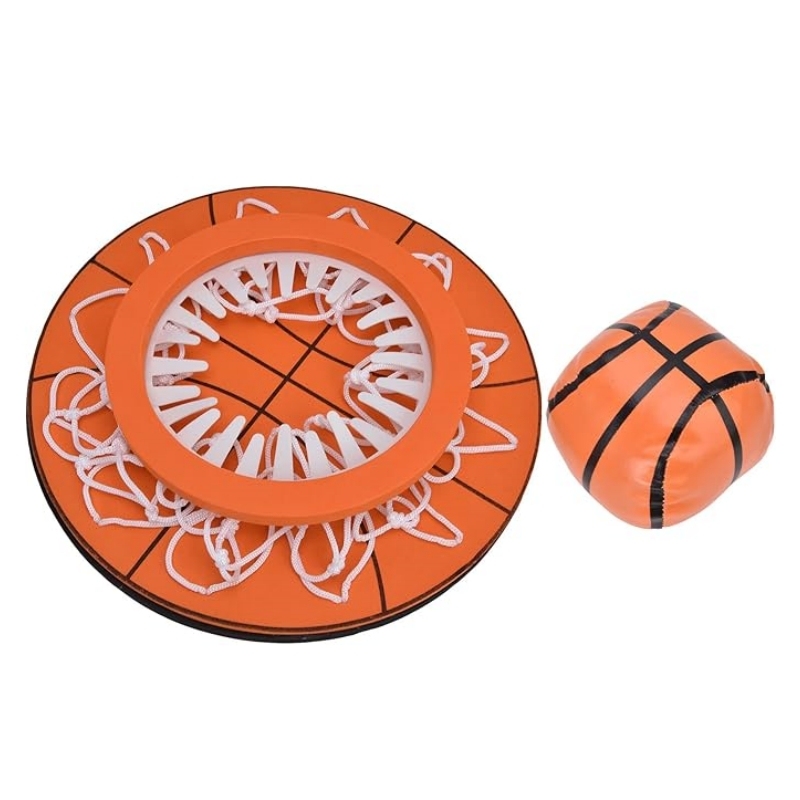 Children's Indoor Sports Trainer: Ceiling-Mounted Soft Mini Basketball Hoop