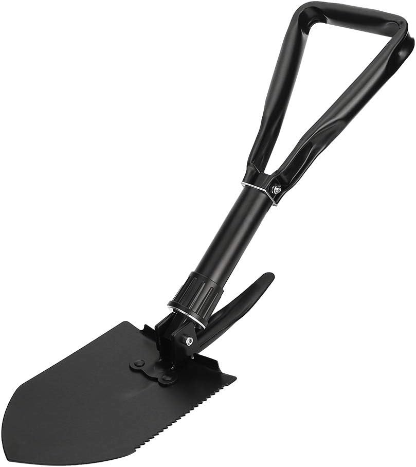 Folding Steel Entrenching Shovel – Portable Multi-Function Tool for Camping, Hiking & Outdoor Survival