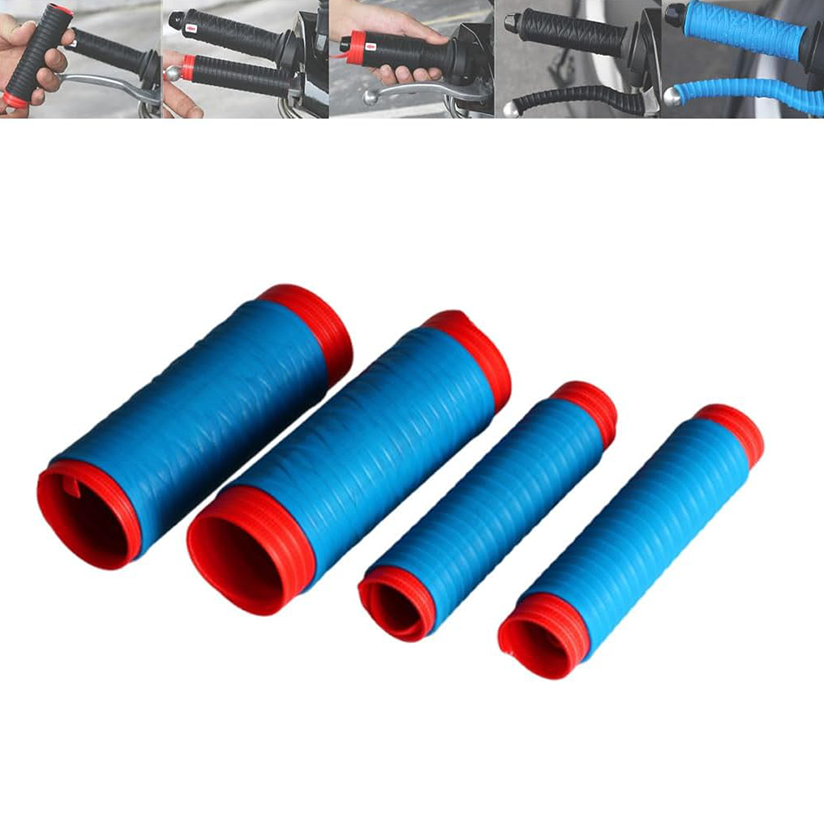 Universal silicone handlebar covers, brake levers, and grips