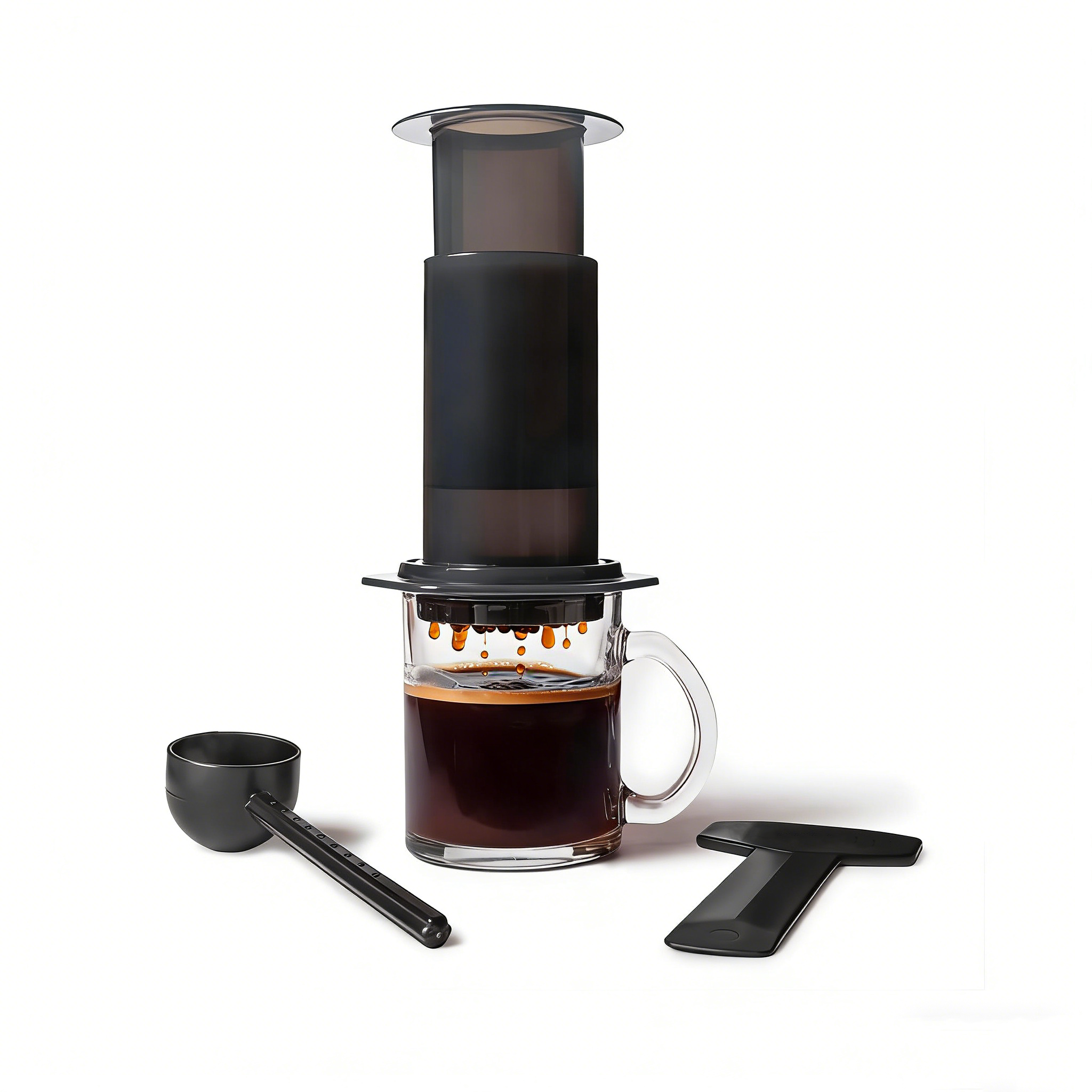 Coffee Press Machine - 3-in-1 French Press, Pour Over, and Espresso St