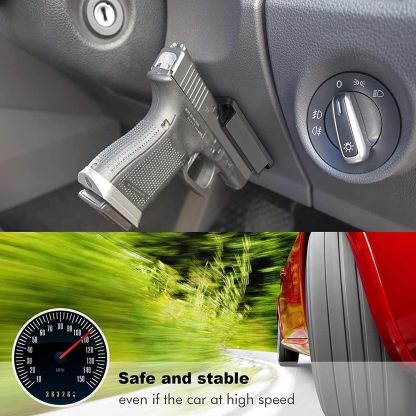Magnetic Handgun Mount – Secure, Low-Profile Storage for Vehicle or Home
