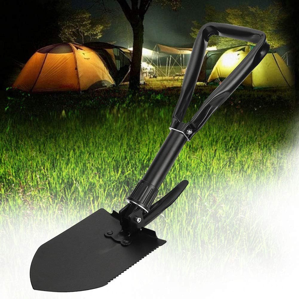 Folding Steel Entrenching Shovel – Portable Multi-Function Tool for Camping, Hiking & Outdoor Survival
