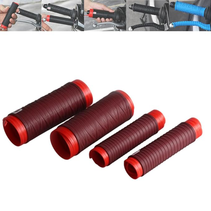 Universal silicone handlebar covers, brake levers, and grips