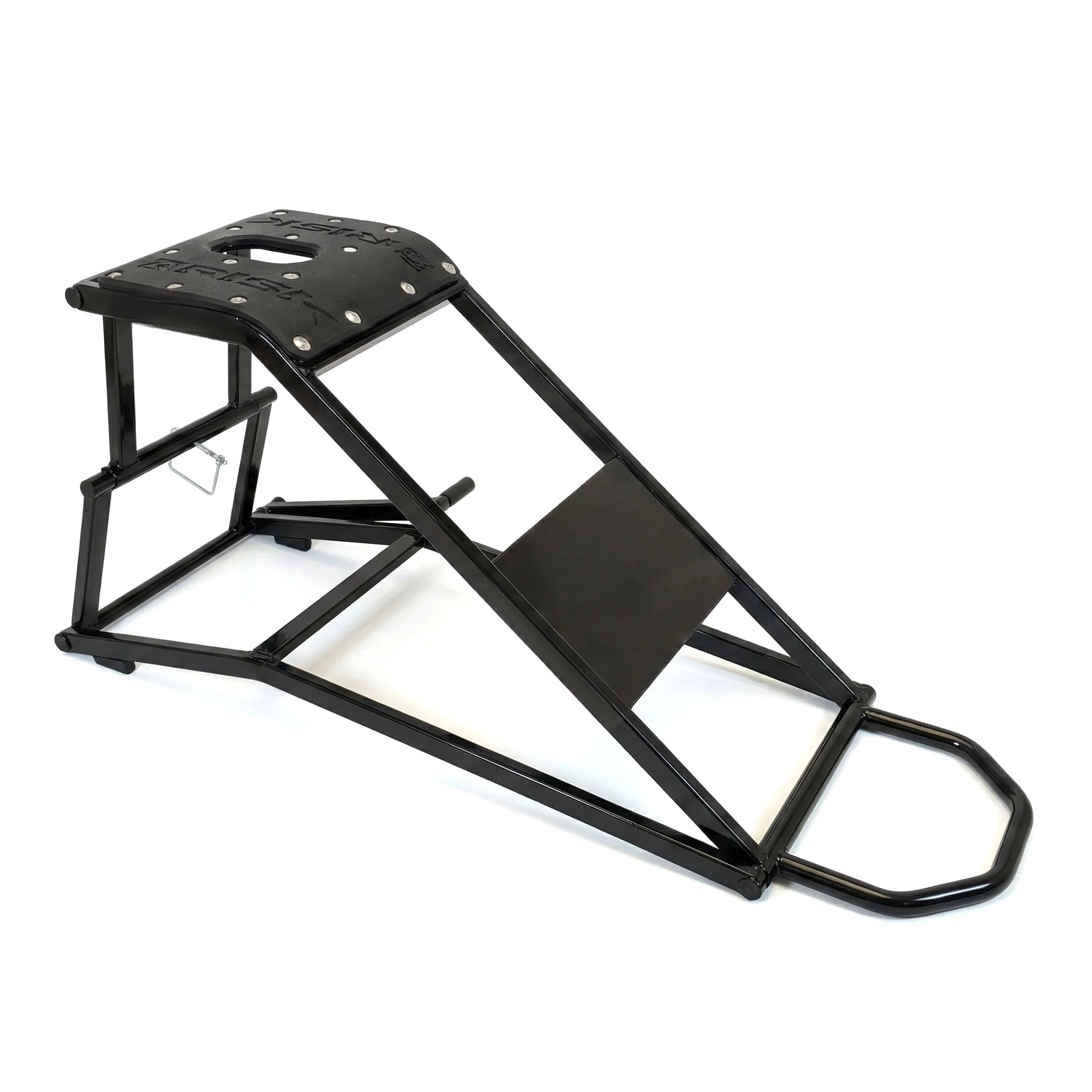 Ride-On Motocross Lift Stand – No Lifting, No Straining, Just Roll & Go 🏍️