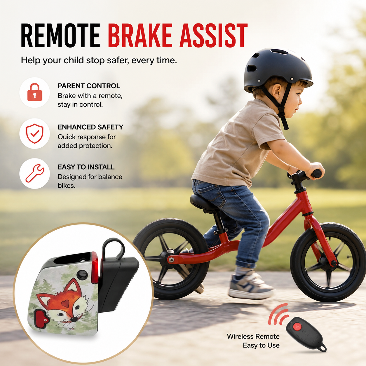 Electric Remote-Controlled Brake Assist System