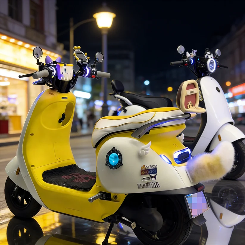 Revitalise your electric bicycle: Remote-controlled dynamic tail accessory