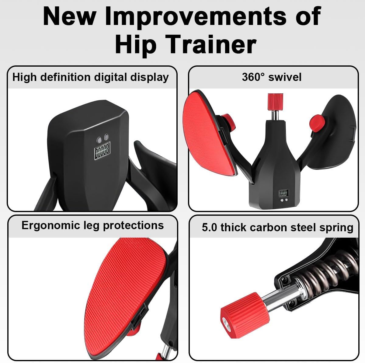 Smart Thigh & Pelvic Floor Trainer – Adjustable Resistance with Digital Counter