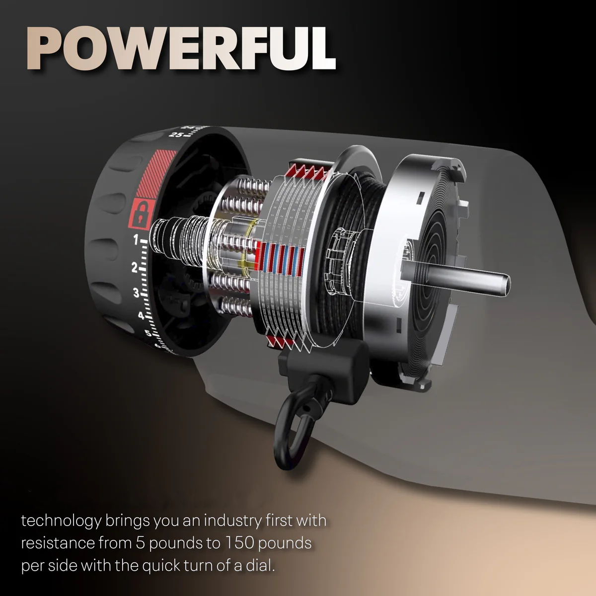 Smart Portable Gym System | Up to 300lbs Resistance for Full-Body Workouts Anywhere