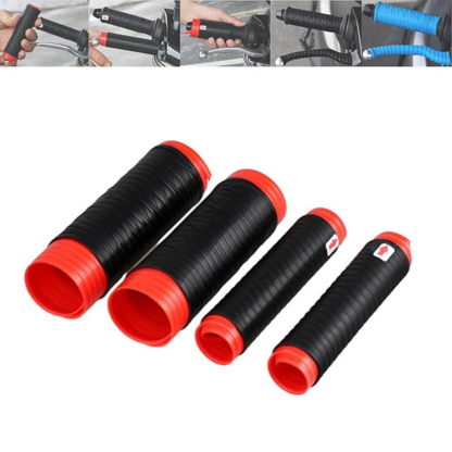 Universal silicone handlebar covers, brake levers, and grips