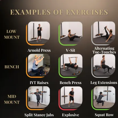 Smart Portable Gym System | Up to 300lbs Resistance for Full-Body Workouts Anywhere