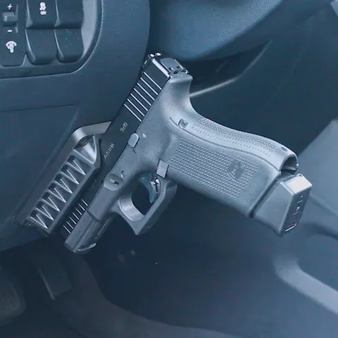 Magnetic Handgun Mount – Secure, Low-Profile Storage for Vehicle or Home
