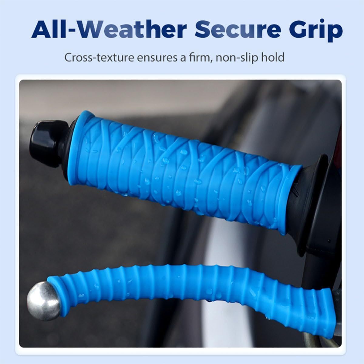 Universal silicone handlebar covers, brake levers, and grips