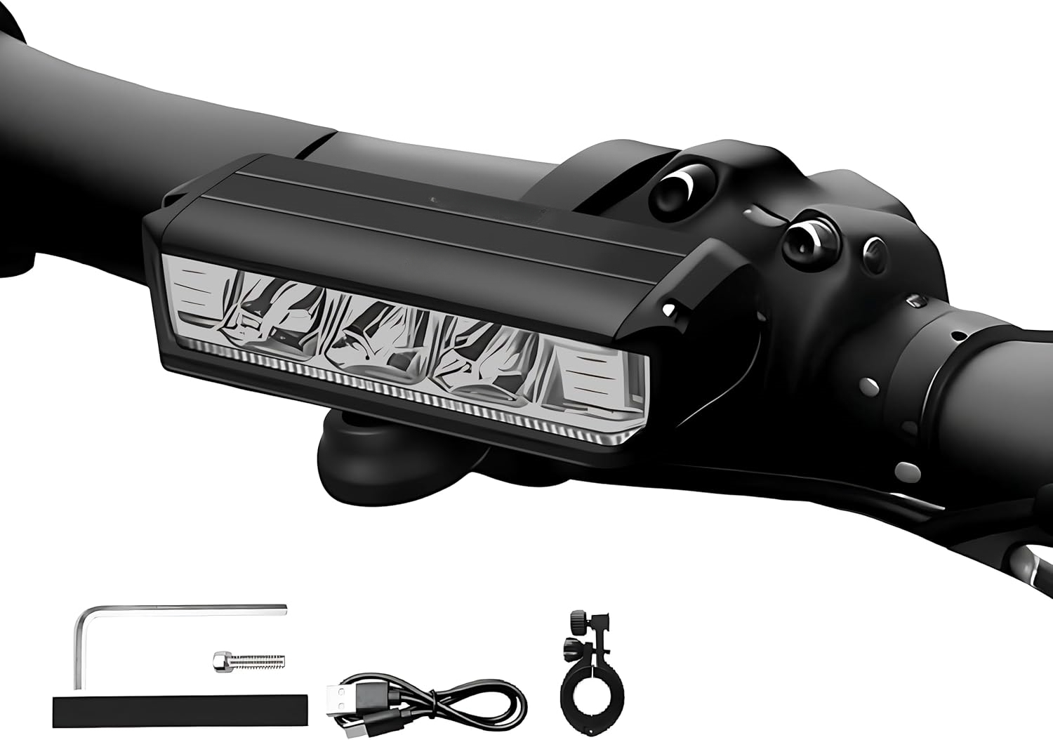 Double Bike Handlebar Extender – Lightweight Extension Bar for Lights, Phone & GPS Mounts