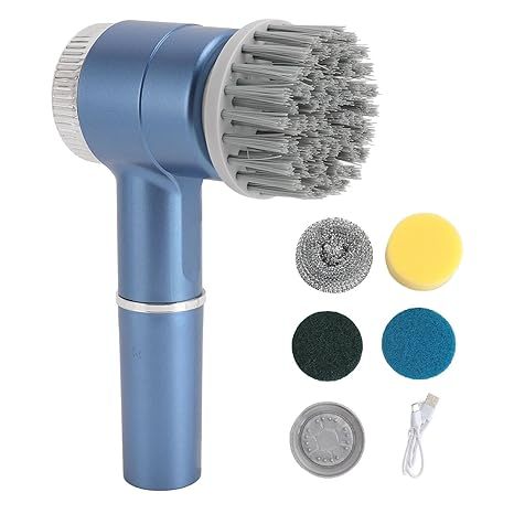 Electric rotating cleaning brush, handheld wireless, IPX7 waterproof