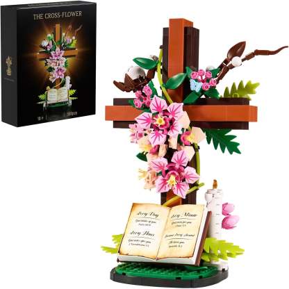Jesus Cross Flower Building Set (568 Pieces)