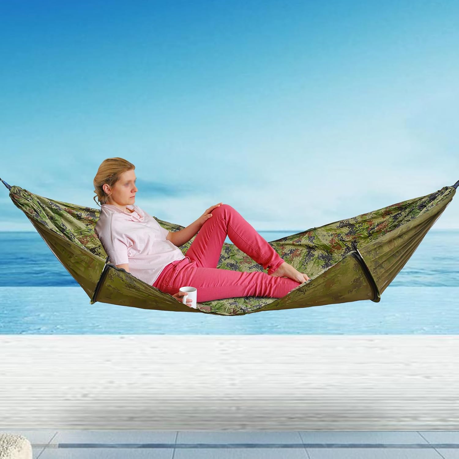 440 lbs Portable Camping Hammock Tent – Mosquito Net Hanging Bed