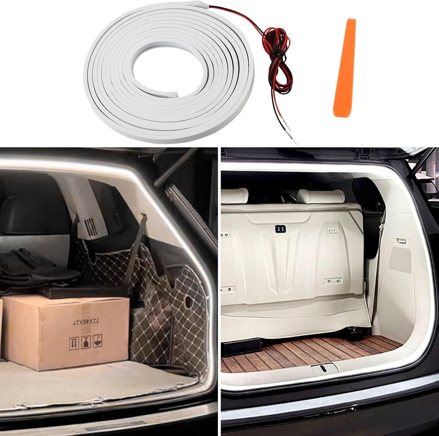 Wireless Trunk Ambient Light Strip – Automatic Motion-Sensor Cargo Lighting