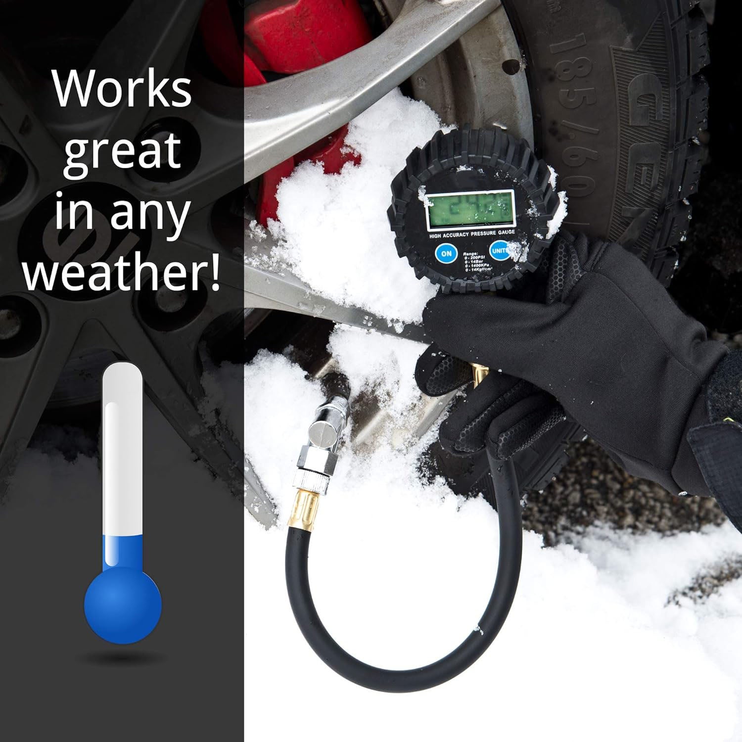 Digital Tire Pressure Gauge – Professional Accuracy for Reliable Readings