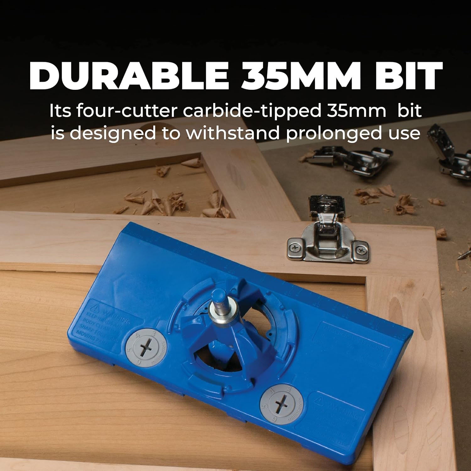Concealed Hinge Jig – Cabinet Door Drill Guide for Precise Hinge & Hardware Installation
