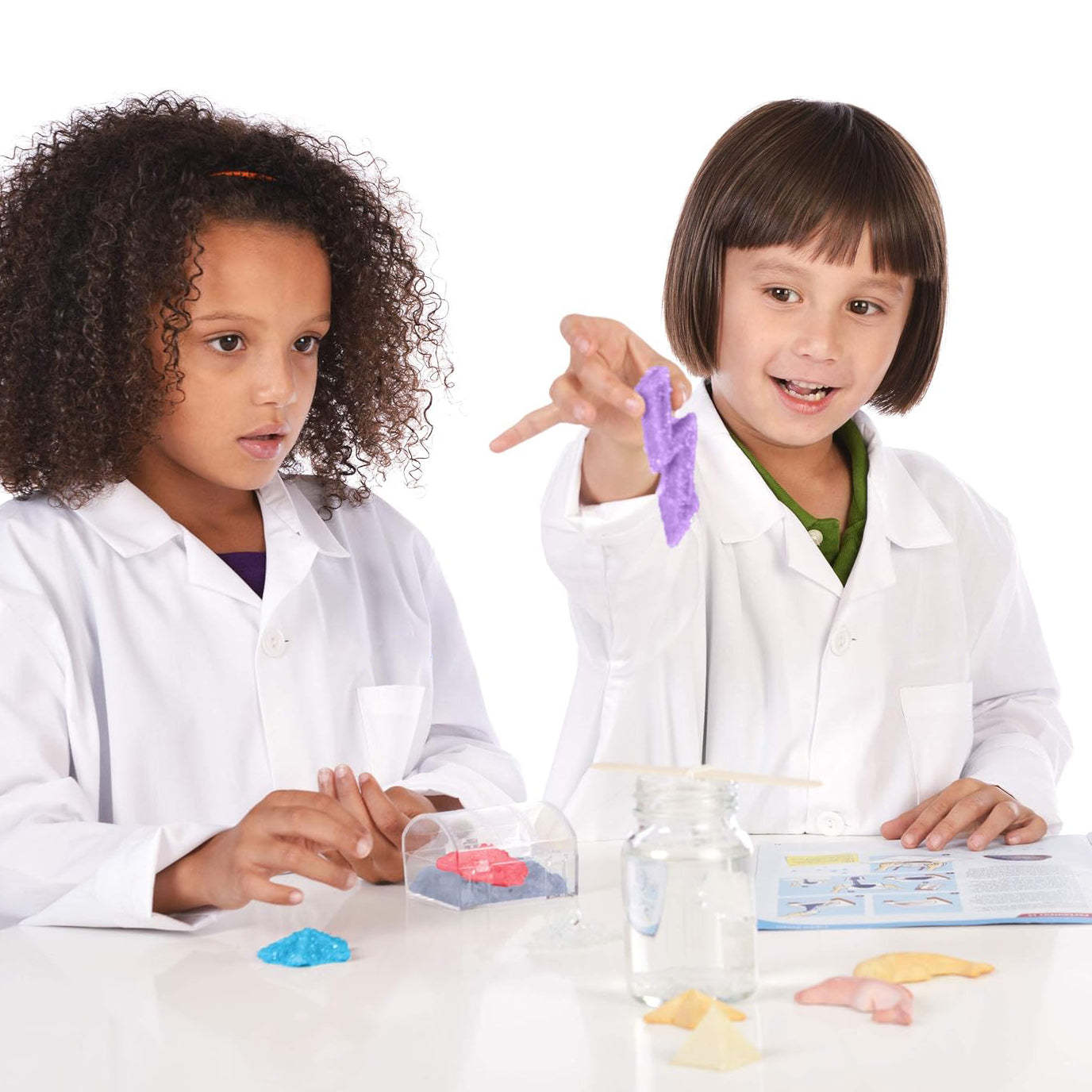 Crystal Growing Kit – 15 Science Experiments with 4 Crystal Types