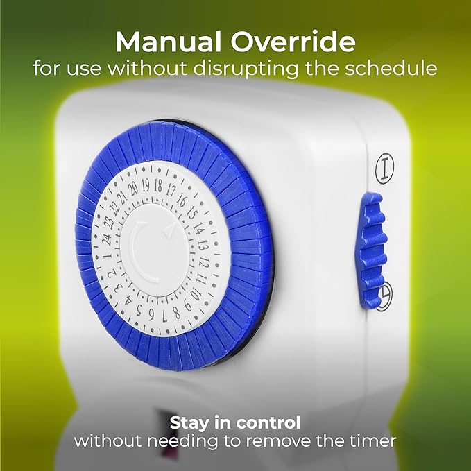 Indoor power supply TMS24-MP 24-hour mechanical segmented timer