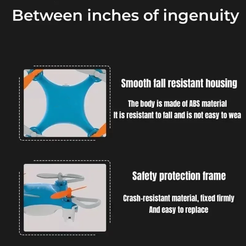 Ultra-Portable Mini Quadcopter Drone - Fun and Easy Flight Experience