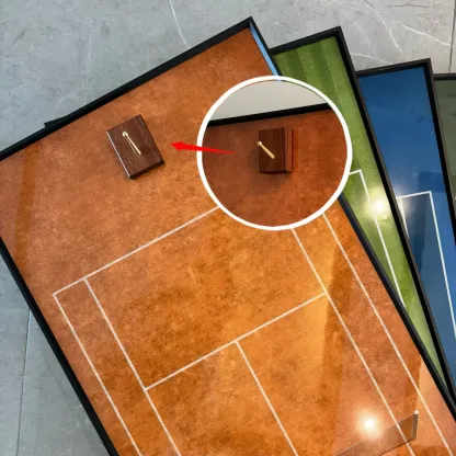 Open Tournament-Themed Wall-Mounted Tennis Racket Display Frame – Collect & Showcase Your Racket