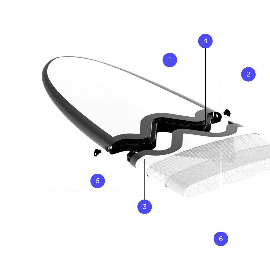 Modular Detachable Surfboard – 9 Configurations in One Travel-Ready Pack