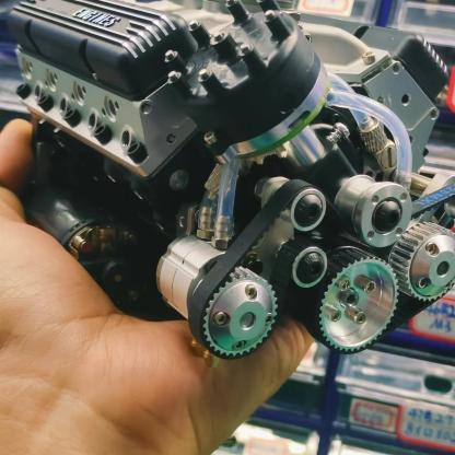 Gasoline OHV V8 Small-Block Engine Model Kit (1/6 Scale)