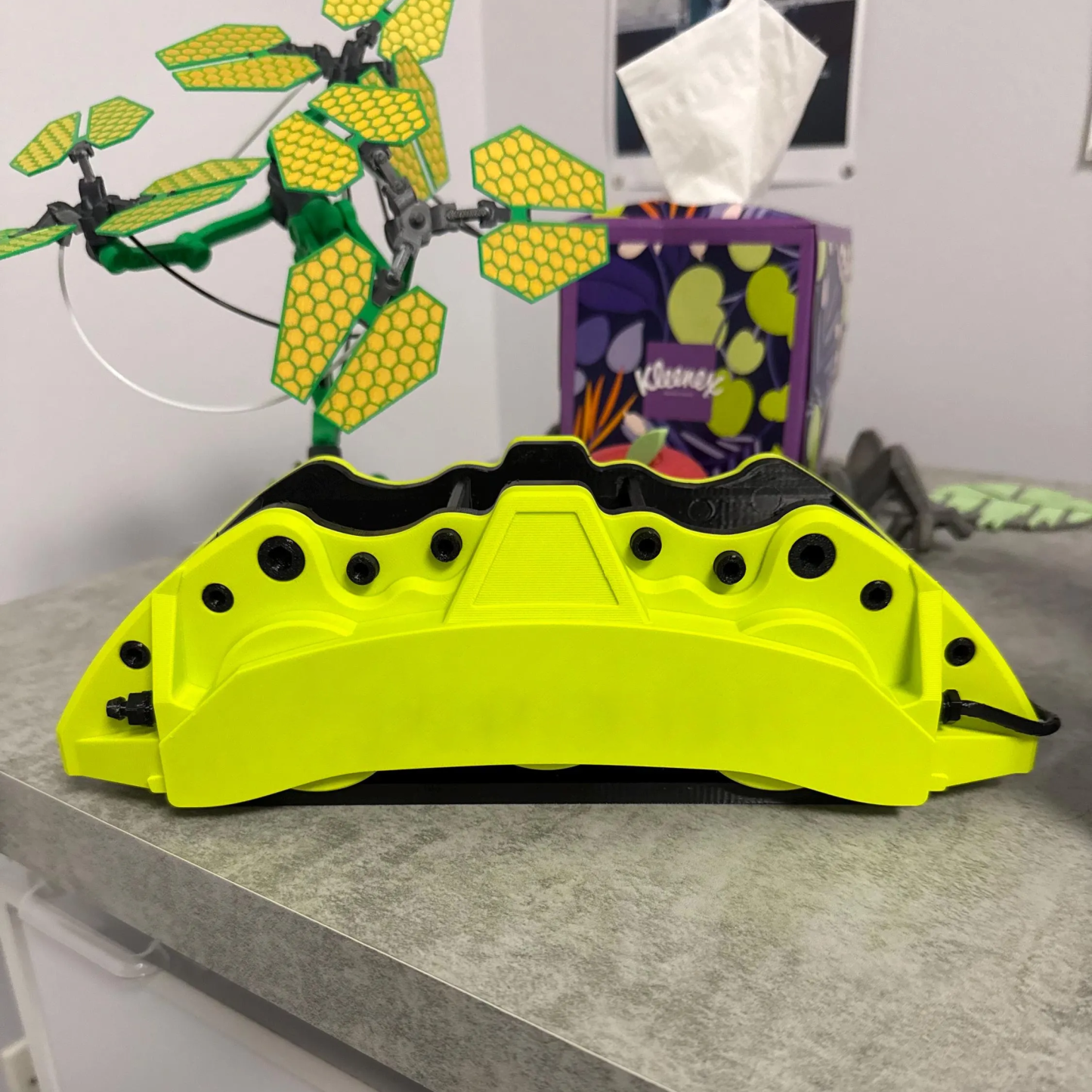 Automotive Brake Caliper Desk Organizer Pen Holder