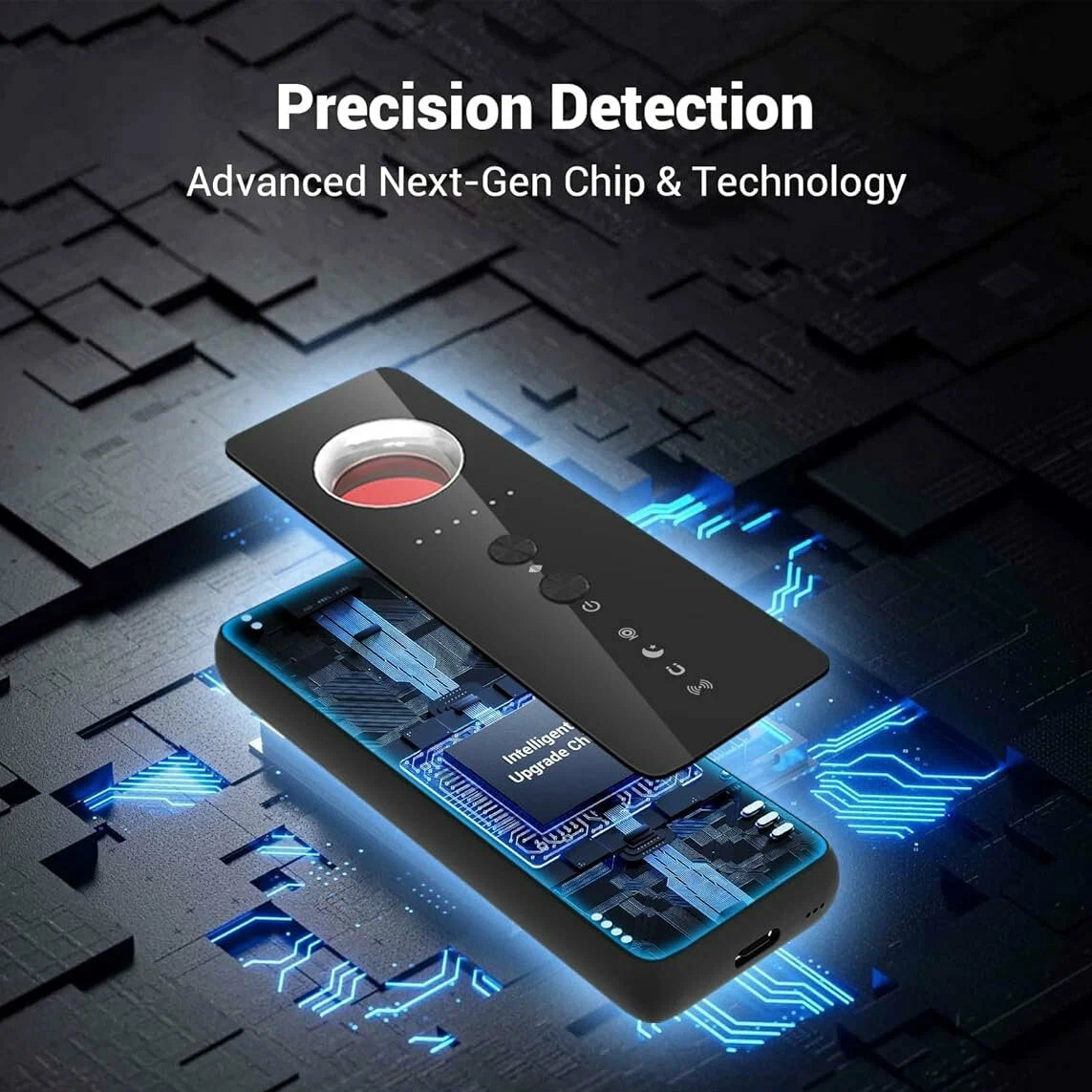 4-in-1 Hidden Camera Detector – GPS Tracker & Magnetic Field Sensor