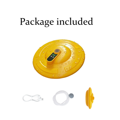 Floating water aerator pump