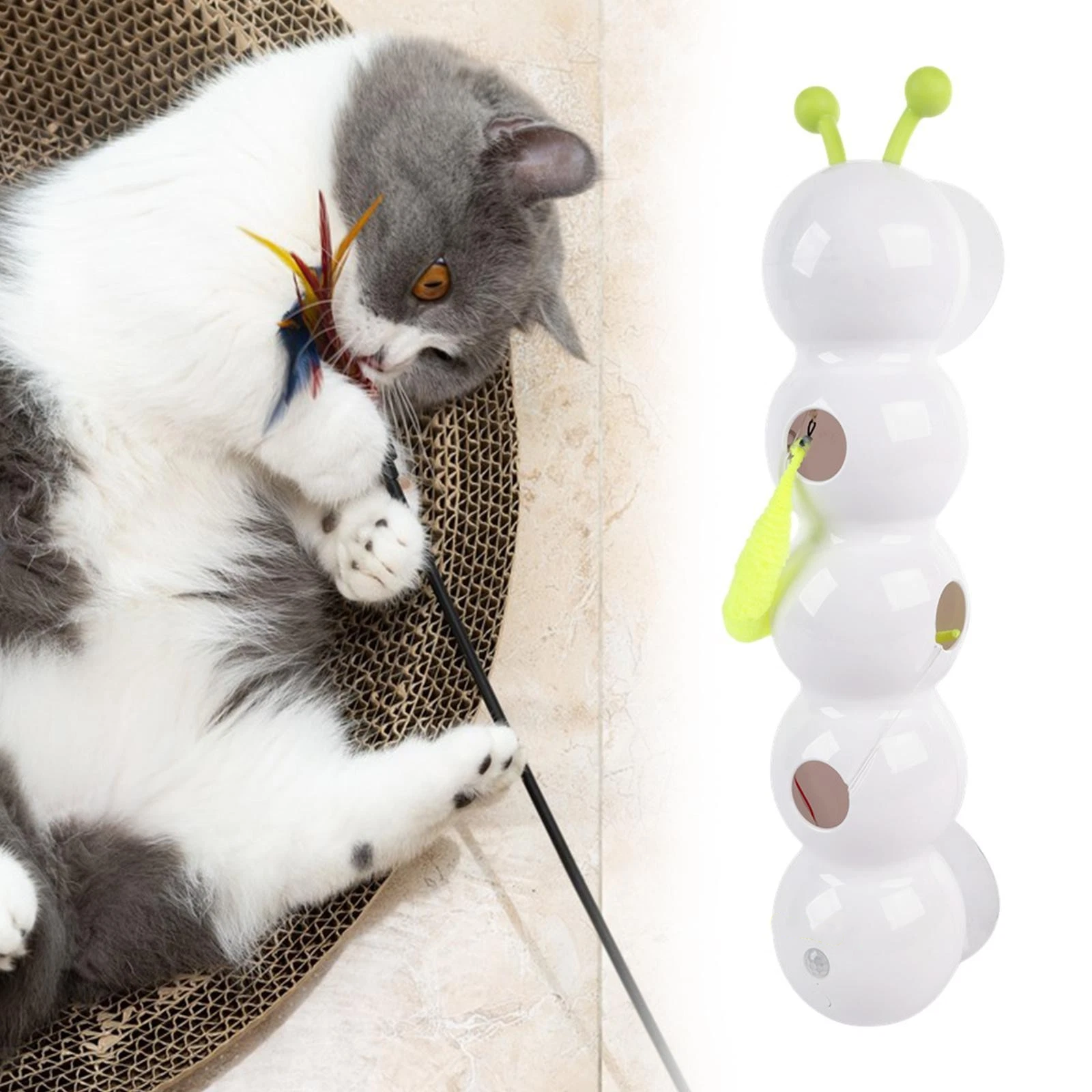 Electric Teasing Cat Toy Set – Interactive Fun Training Smart Partner Wand