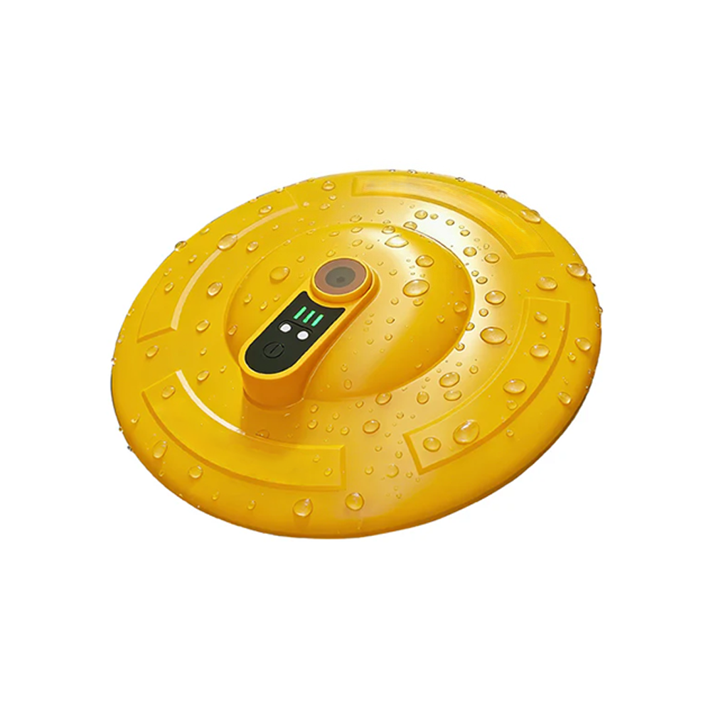 Floating water aerator pump