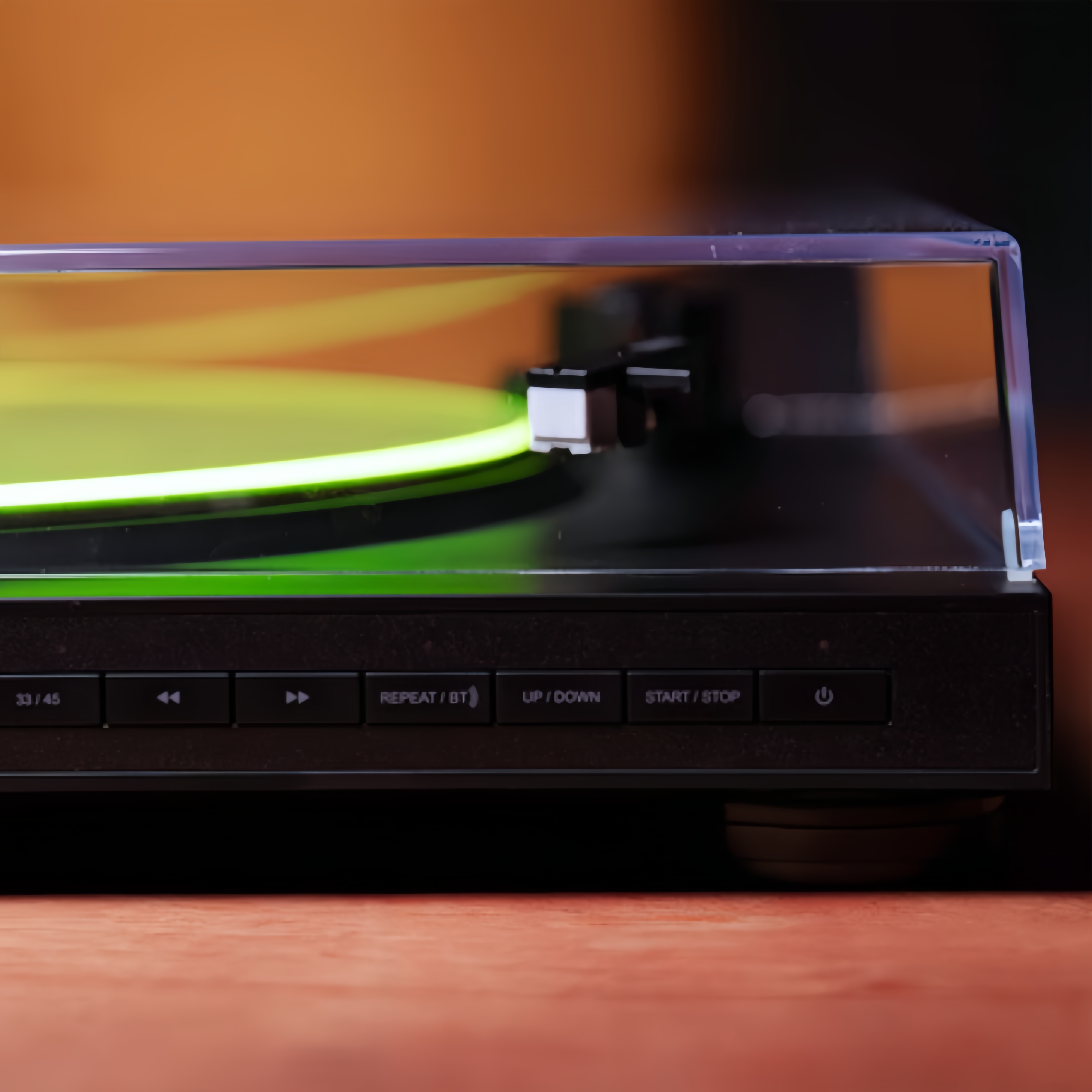 Ultra-Slim Automatic Turntable – One-Touch Vinyl Playback