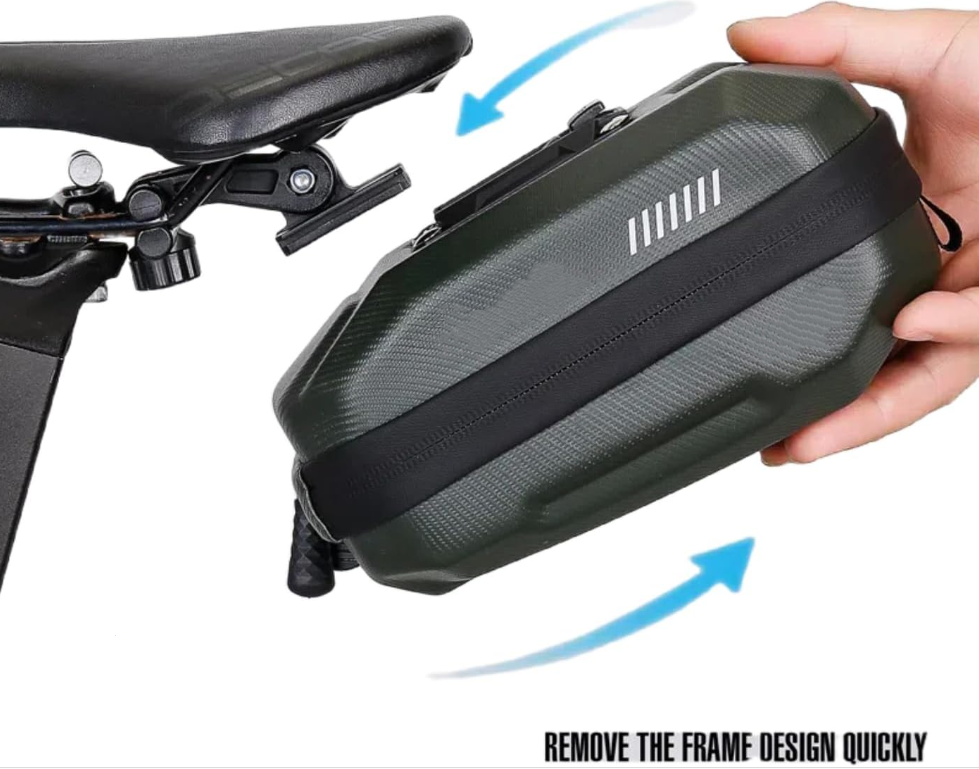 Waterproof Hard Shell Bike Saddle Bag