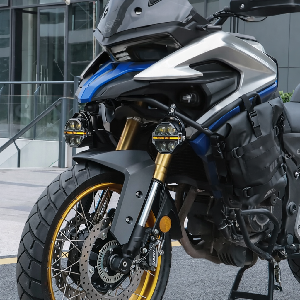 ⚡ 180W Dual-Beam LED Motorcycle Driving Light